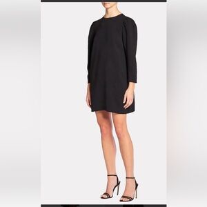 Brochu Walker Classic black chic long sleeve classy dress Small